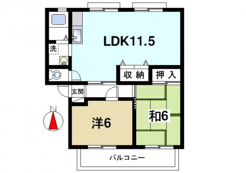 フラッグスタッフハイツ ほどよい距離感が心地いいルームシェア可能物件 奈良県の賃貸なら 賃貸のマサキ