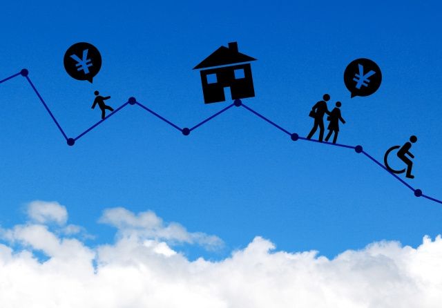 住宅ローンの返済時の不安。病気やケガで仕事を休んだ時の所得保障。②の画像