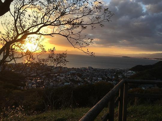 仙元山の夕日（29.11.26） の画像