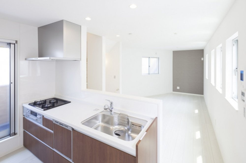 戸建住宅　キッチンの画像