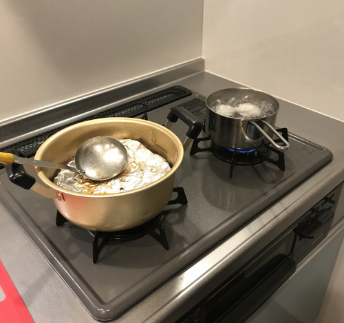 豚の角煮を作りました。の画像