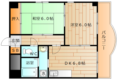 人気の森ノ宮に２ＤＫと１ＬＤＫがの画像