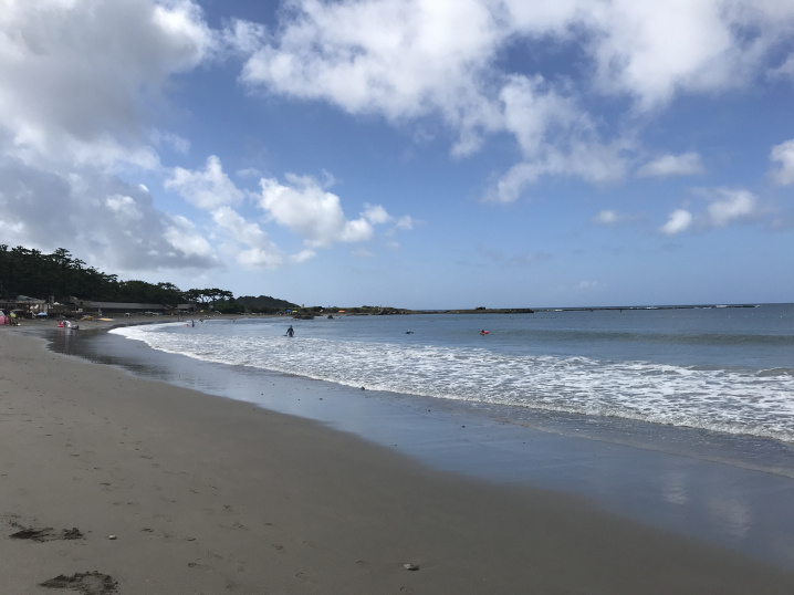出勤前の一善　～一色海岸～の画像