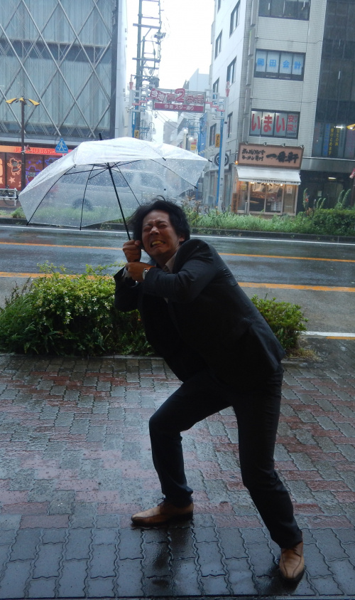 台風の日の話！の画像