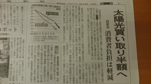 太陽光発電について考える③の画像