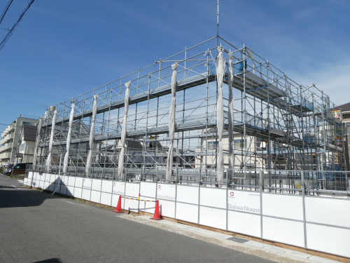 高浜市屋敷町新築1Ｒアパート～建築中～の画像