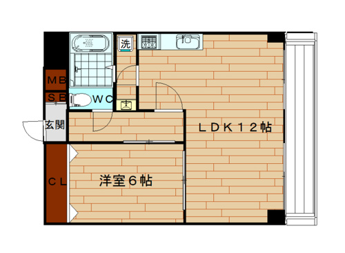 人気の森ノ宮１ＬＤＫ　１室限定の画像