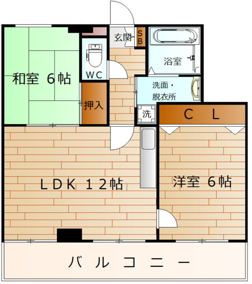 ２ＬＤＫバージョンも空きましたの画像