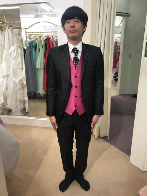 タキシード選んできました！の画像