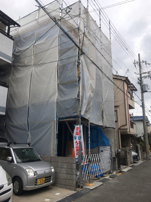 高槻市庄所町新築一戸建て　進捗　１／６（日）の画像