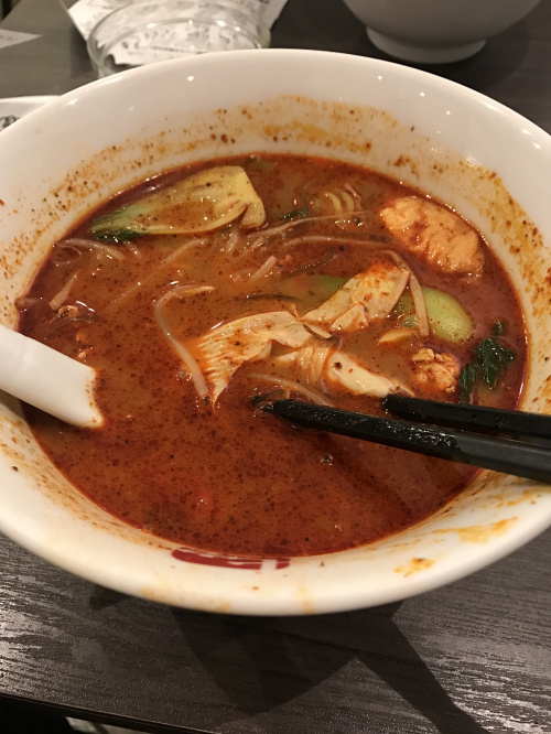 難波パークスにて　麻辣燙（マーラータン）　辛！！の画像