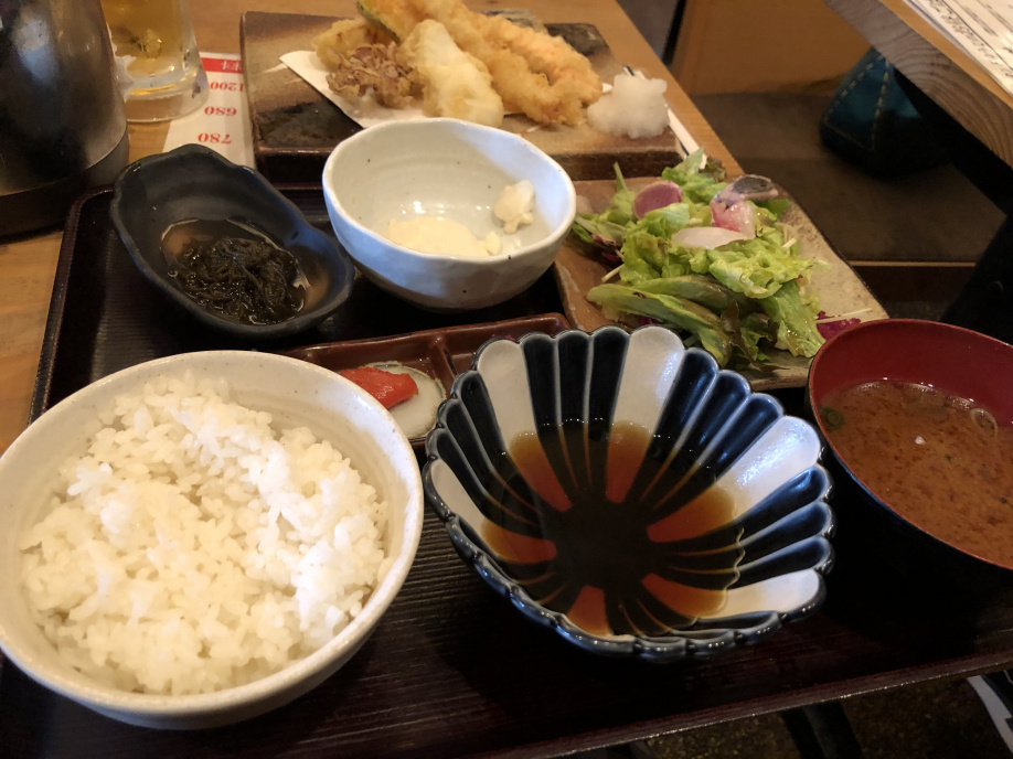 天ぷら定食♪の画像