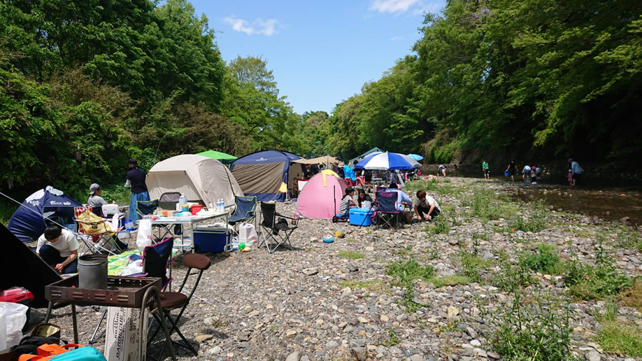 ＧＷに巾着田でバーベキュー＆キャンプの画像