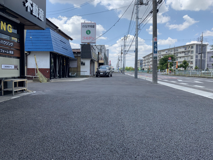 【三郷市】弊社前面の歩道工事が終わりました！！の画像