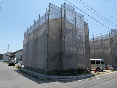 碧南市権現町18-2期新築分譲住宅～建築中①～の画像