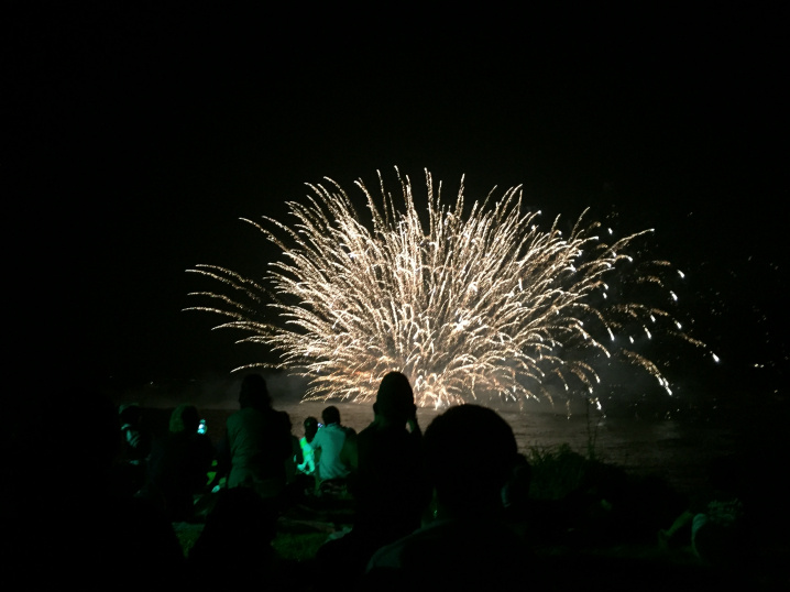 葉山の花火大会の画像
