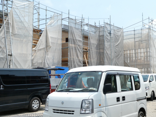 ★碧南市中山町5丁目新築分譲住宅～建築中①～の画像