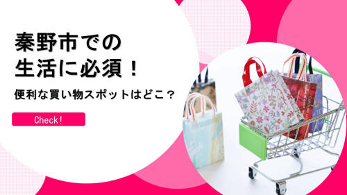 秦野市での生活に必須！便利な買い物スポットはどこ？の画像
