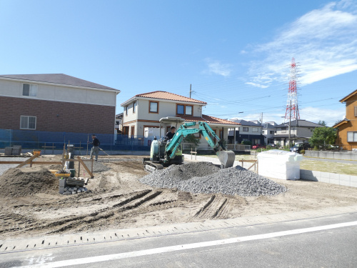 ★碧南市権現町19-1新築分譲住宅～1号棟建築中～の画像