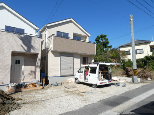 ★碧南市鷲林町Ⅱ新築分譲住宅～建築中①～の画像