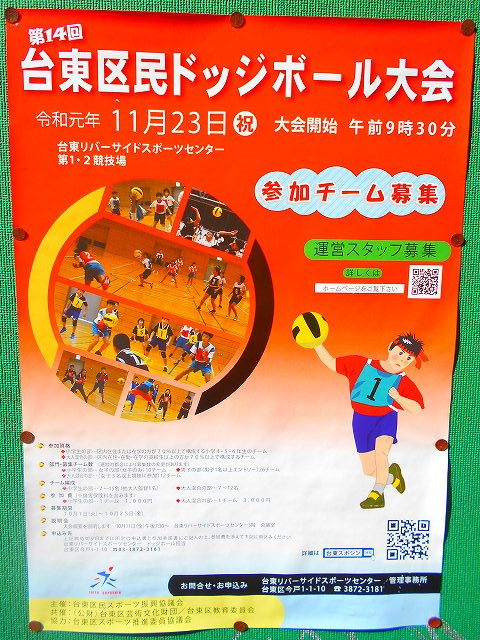 台東区民ドッジボール大会の画像