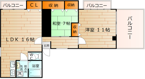 東成区７０㎡２LDK　特別ルーム！！の画像