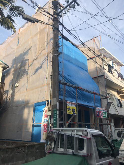高槻市赤大路新築工事進捗状況②の画像