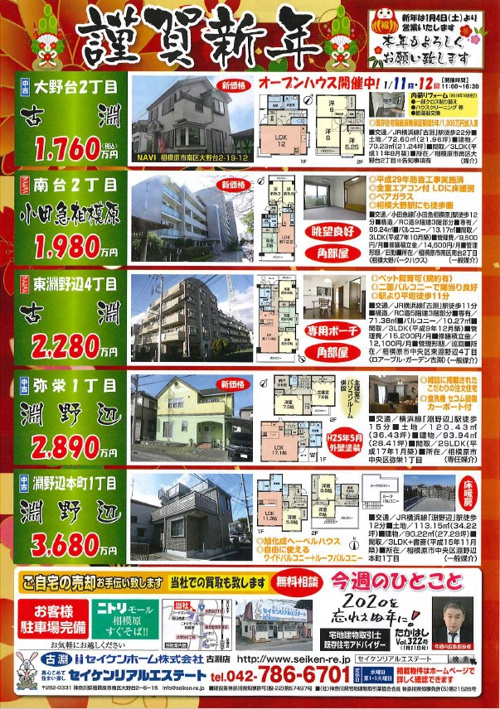 配布チラシ1月11日号の画像