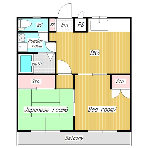 【八千代エリア】櫟ハイム～礼金0円物件～【2DK】の画像