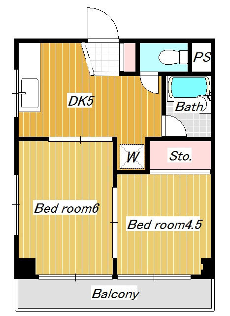 【市川エリア】サンライズ市川～ペット飼育可！2DKの画像