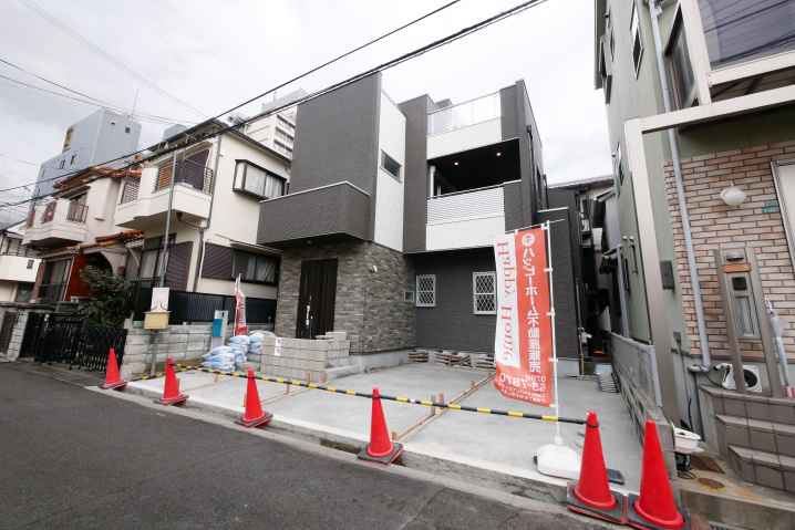 西宮市 甲子園洲鳥町 新築戸建 グレースハイライン甲子園洲鳥町 いよいよ完成間近！の画像