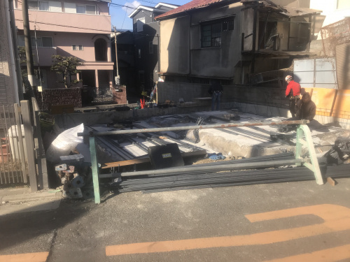 吹田市内本町３丁目新築工事進捗①　　２／１７　の画像