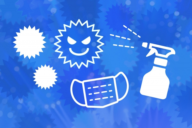 新型コロナウイルス感染予防に努めています。の画像