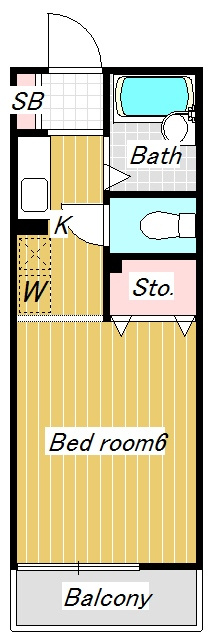 【船橋エリア】内装大幅リフォーム！2路線利用可！1Kの画像