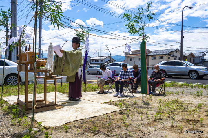 地鎮祭を行ってきました。の画像