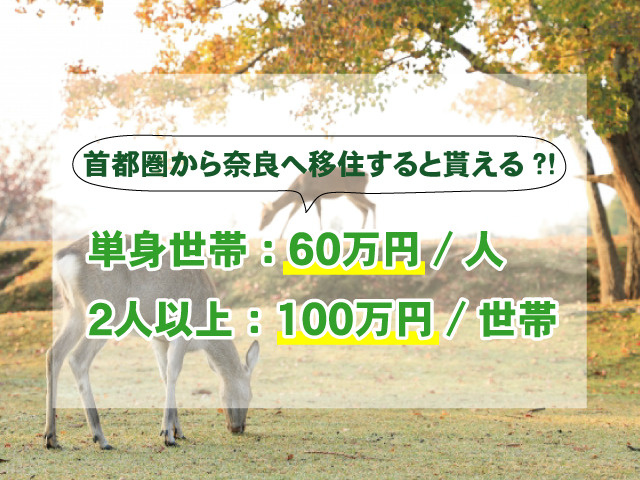 【移住支援金の申請方法ついて解説】首都圏からの移住に奈良はいかが？の画像
