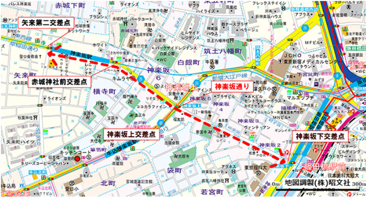神楽坂通りの交通規制 新宿の賃貸情報はきらきら不動産