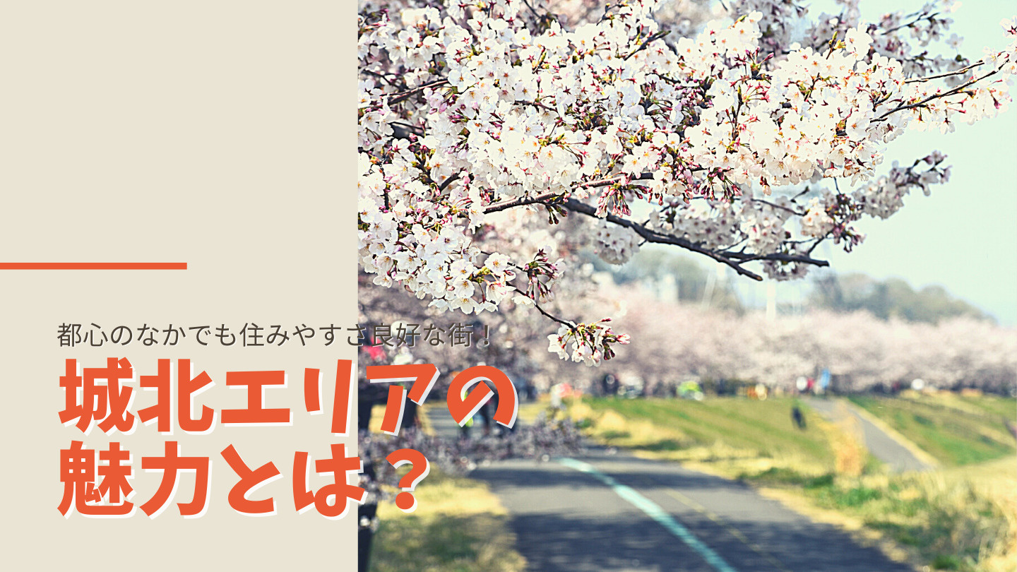 都心のなかでも住みやすさ良好な街！城北エリアの魅力とは？の画像