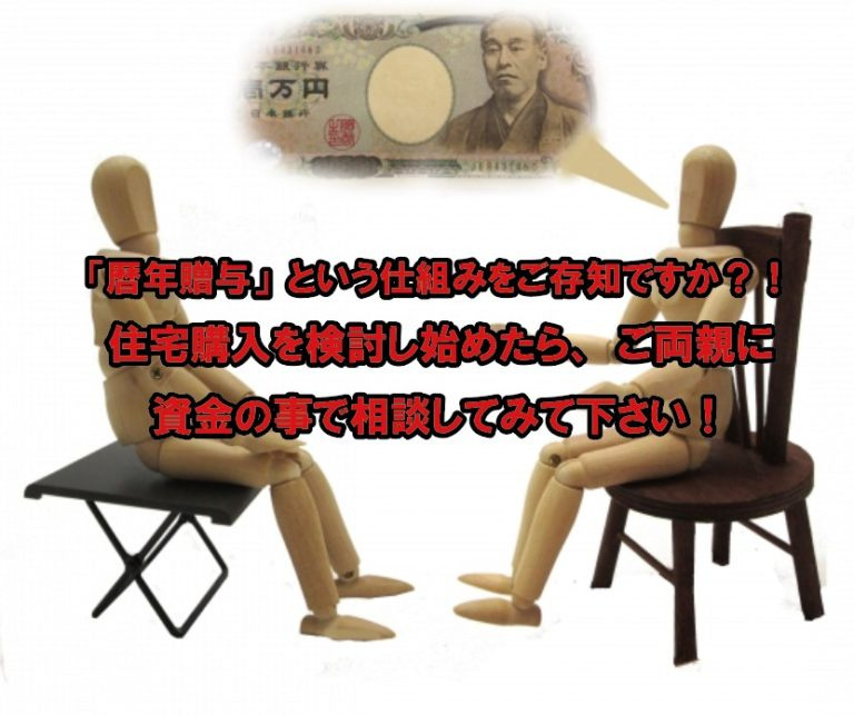 「暦年贈与」という仕組みをご存知ですか？！住宅購入を検討し始...の画像