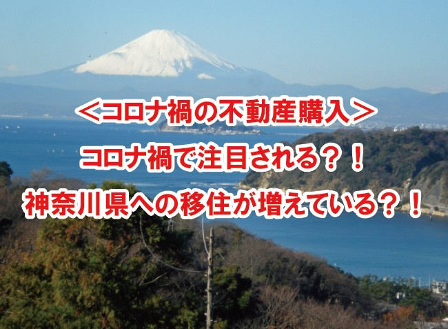 ＜コロナ禍の不動産購入＞ コロナ禍で注目される？！神奈川県へ...の画像