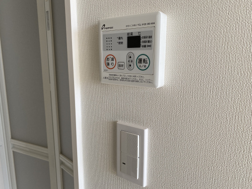 換気乾燥機能のコントロールパネル