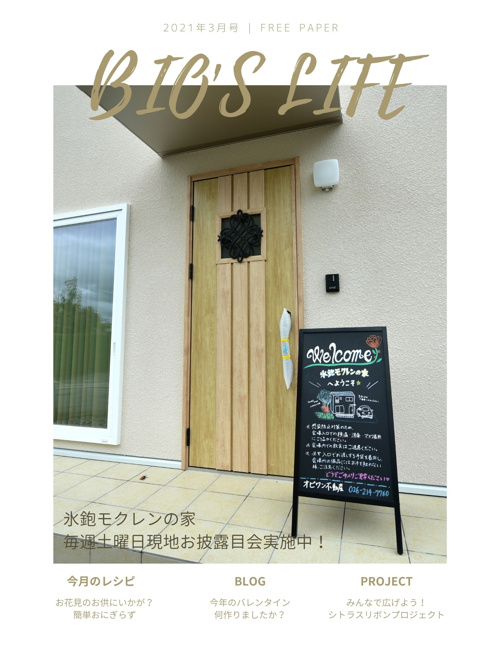 Bio S Life 3月号 長野市の売土地 オビワン不動産株式会社