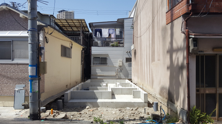 【現場進捗】尼崎市東大物町限定1区画｜駅近1980万円3階建...の画像