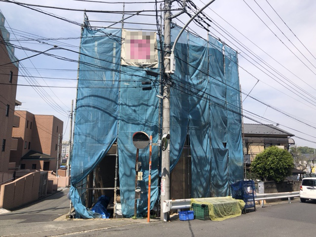 平5丁目新築上棟しましたの画像
