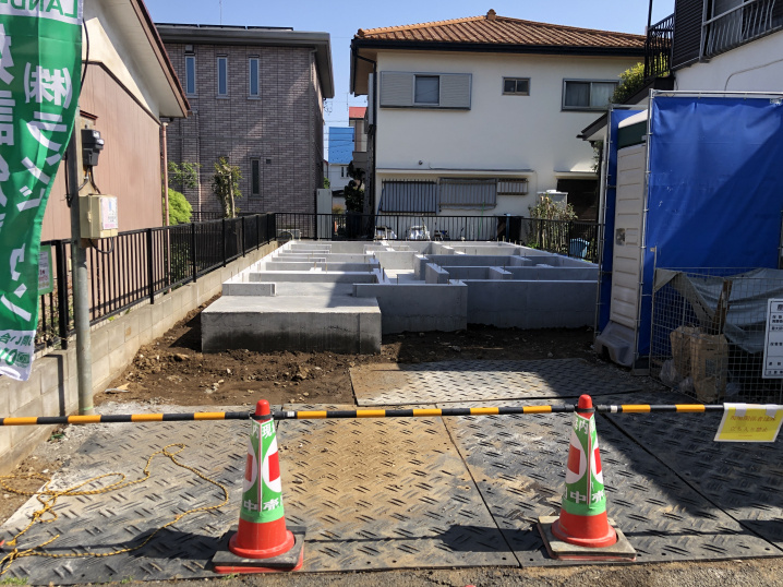 狭山市富士見　基礎完成しました！の画像
