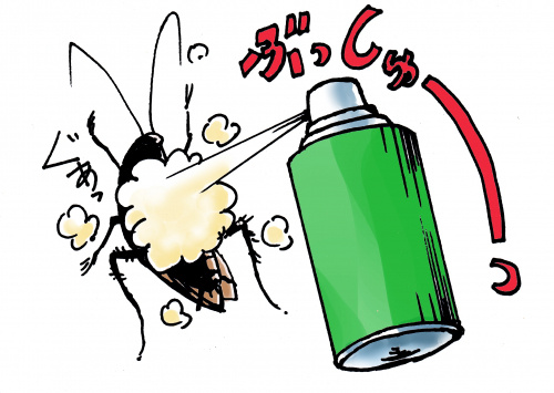 ゴキブリとの戦い（防衛編）の画像
