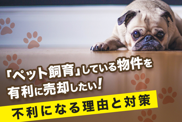 「ペット飼育」している物件を有利に売却したい！不利になる理由...の画像