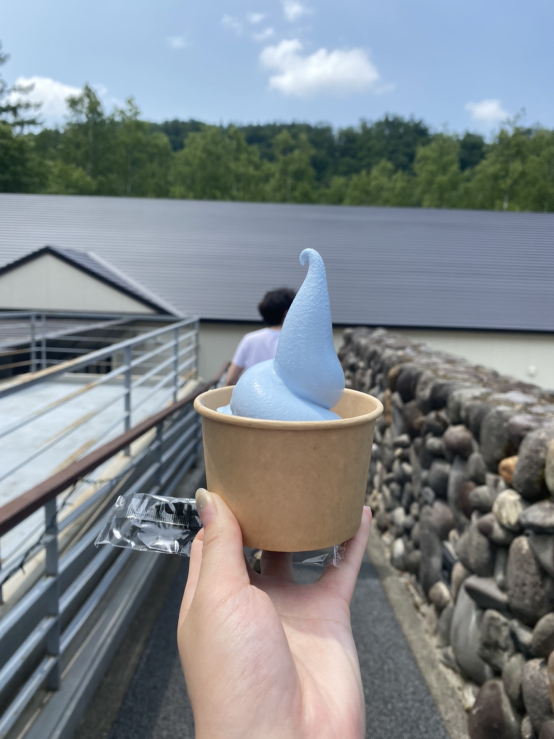 めげずにソフトクリーム！とちょっと遠出の画像