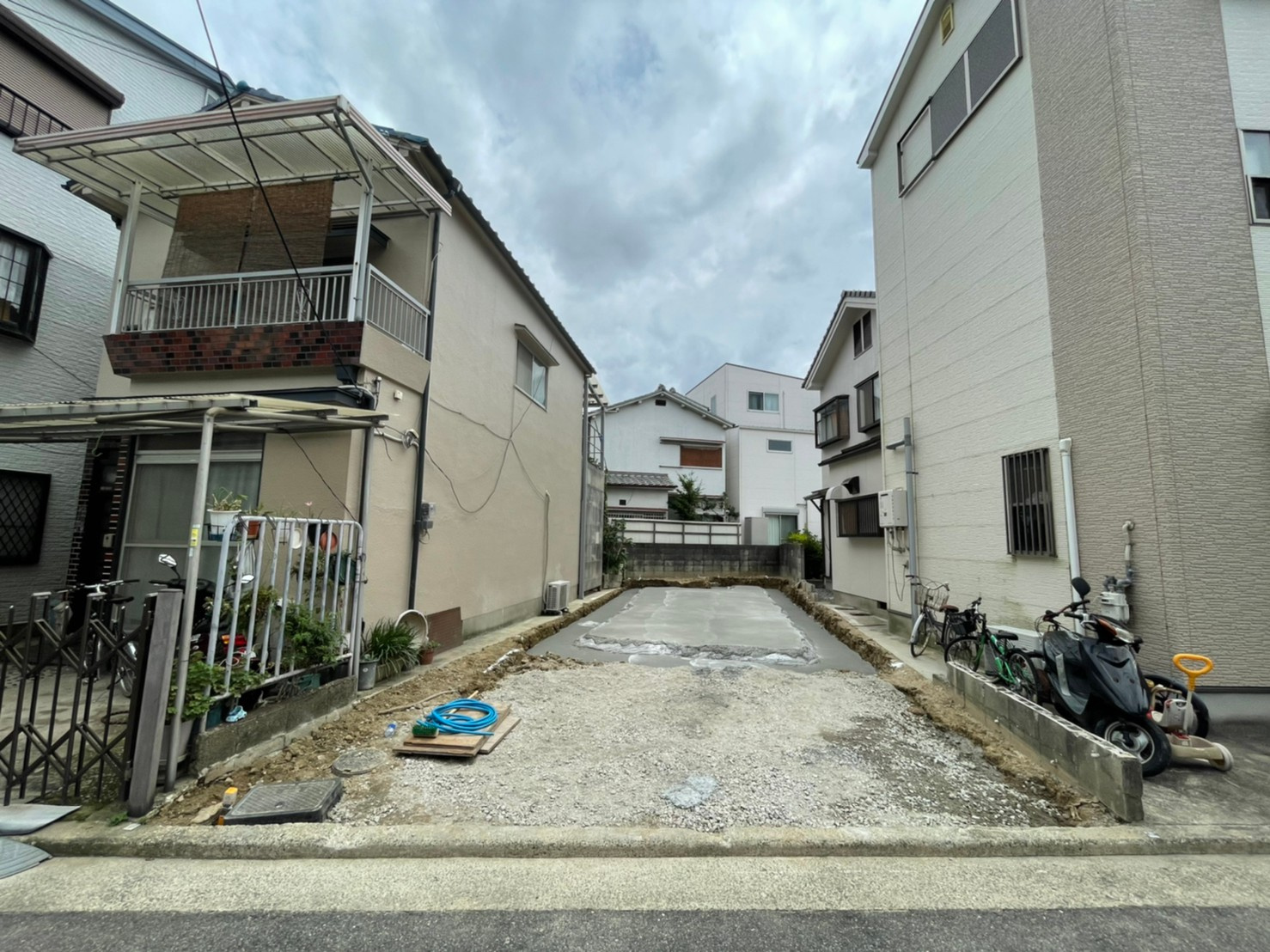 【上野芝向ヶ丘の注文建築】新築が基礎着工しましたの画像