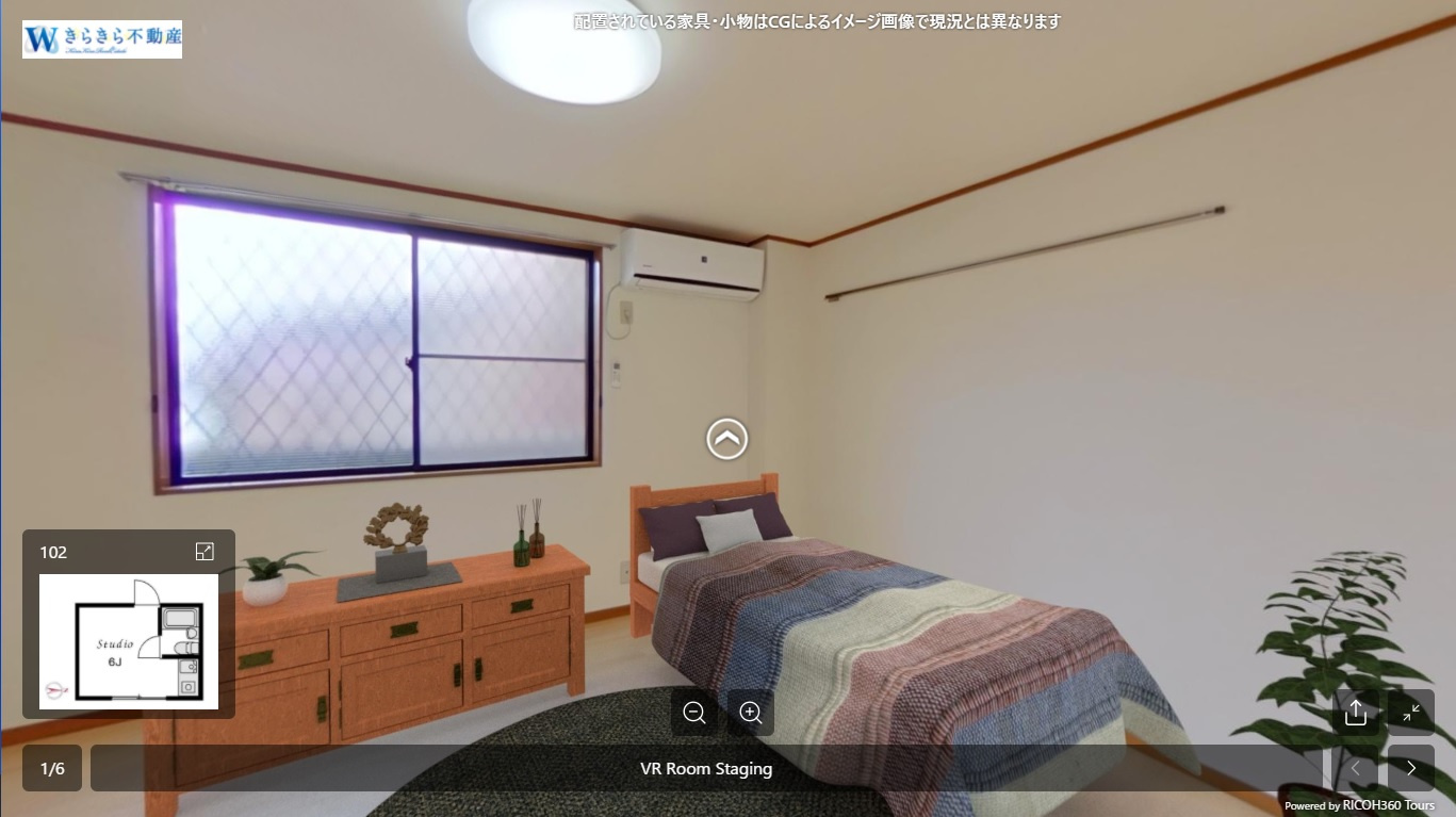 【VR Room Staging】クレール小岩102号室！！...の画像